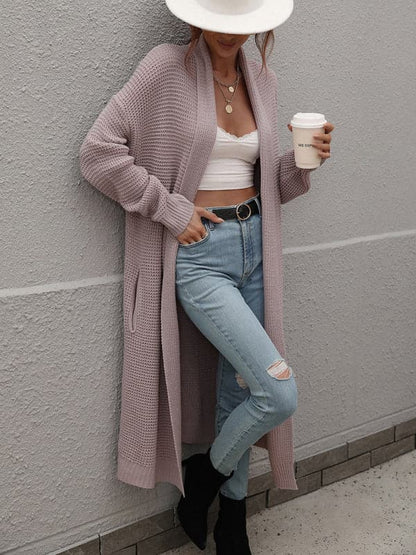 Cozy women's knit cardigan sweater