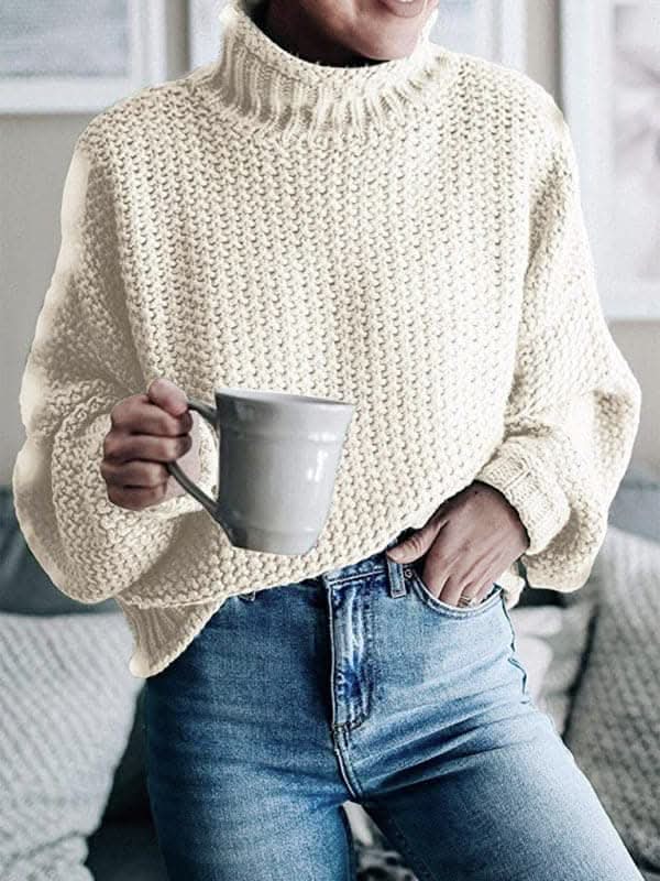 New Fashionable Contrast Color Knitted Sweater Cardigan Jacket Sweater.