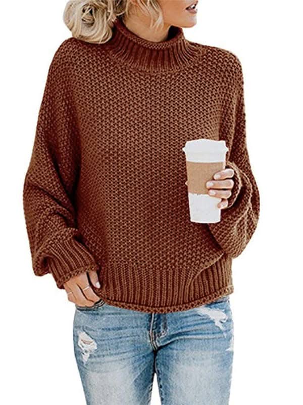 New Fashionable Contrast Color Knitted Sweater Cardigan Jacket Sweater.