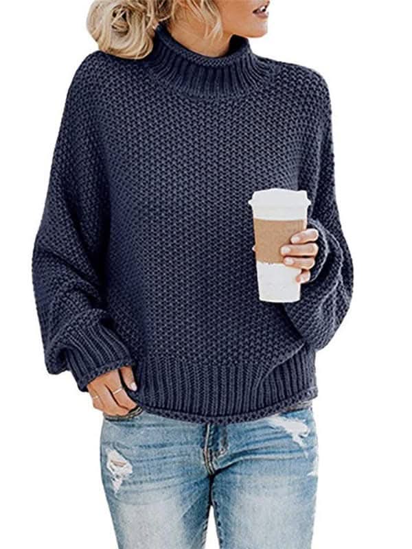 New Fashionable Contrast Color Knitted Sweater Cardigan Jacket Sweater.