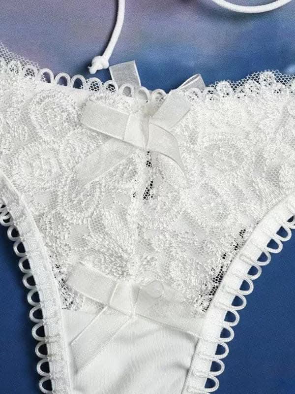 New sling sexy slim fit hollow lace see-through nightclub uniform temptation suit.
