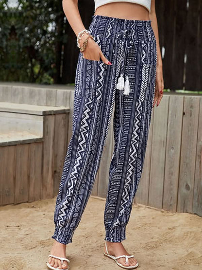 Stylish ethnic print pants for women