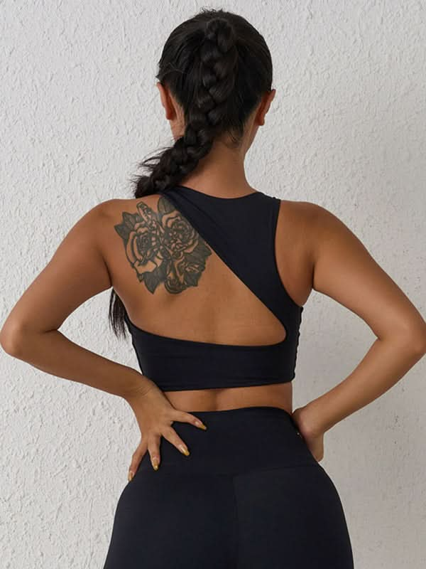 New beautiful back sports bra shock-proof yoga running high-intensity sports vest