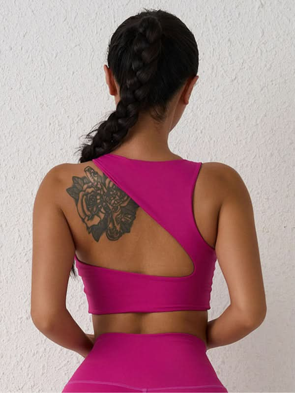 New beautiful back sports bra shock-proof yoga running high-intensity sports vest