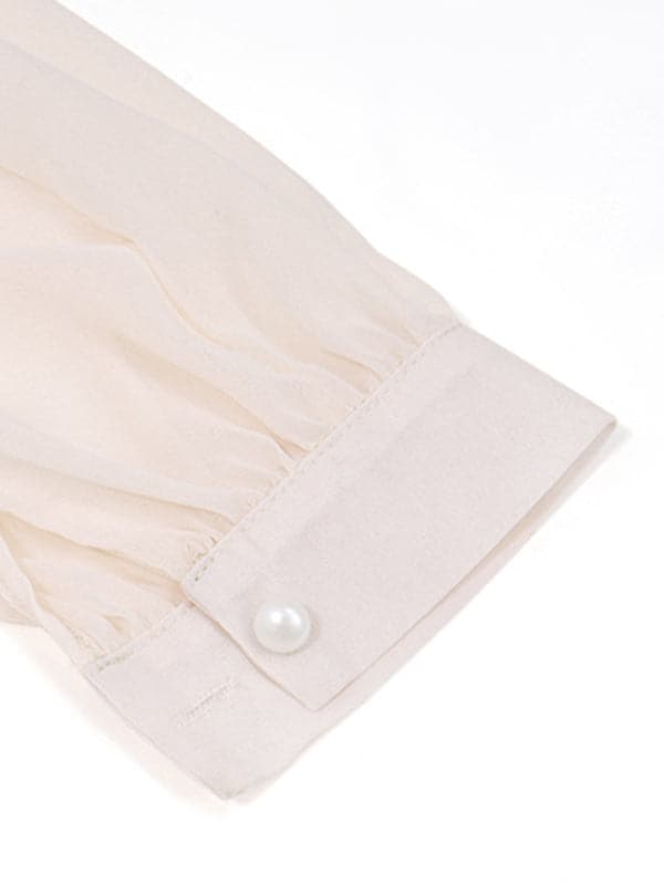 Women's off-shoulder chiffon floral loose top blouse.