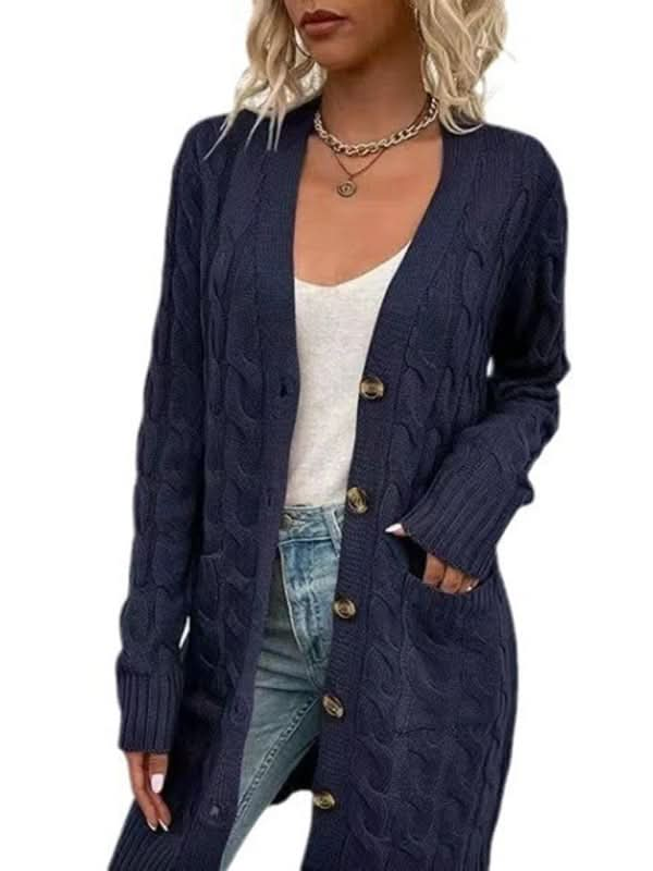 Fashionable long cardigan jacket