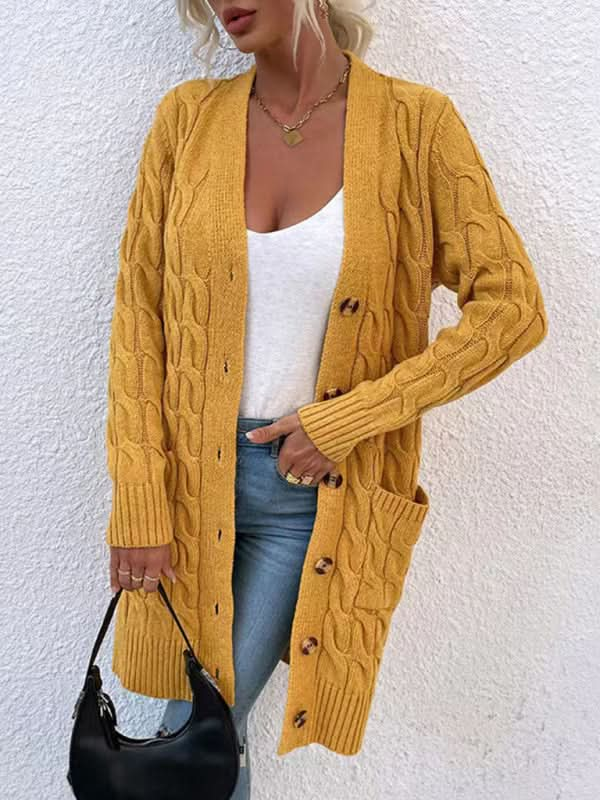 Fashionable long cardigan jacket