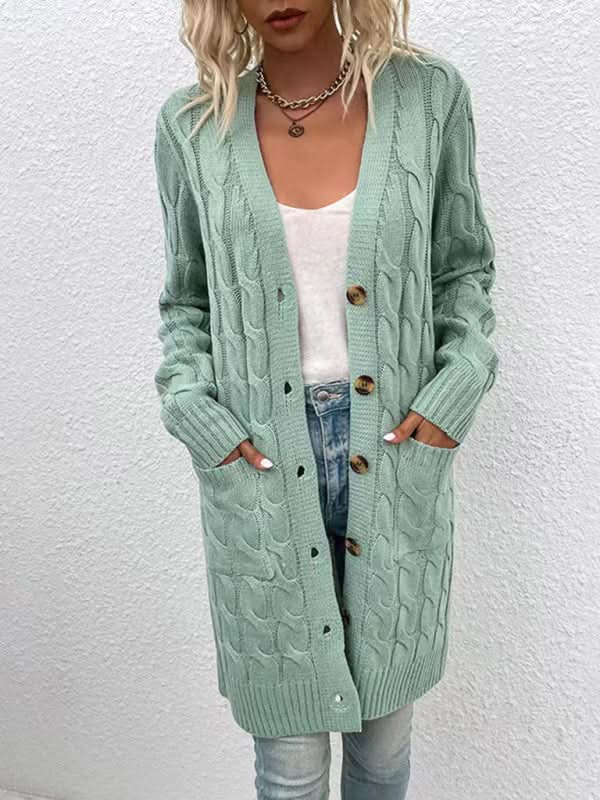 Fashionable long cardigan jacket