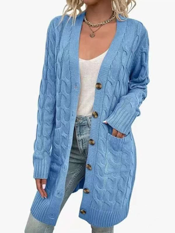 Fashionable long cardigan jacket