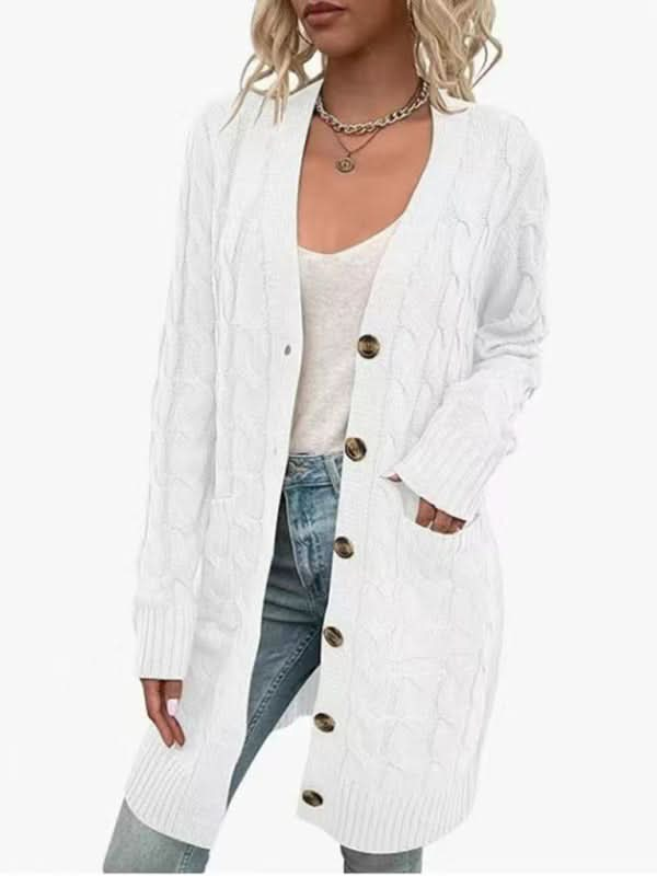 Fashionable long cardigan jacket