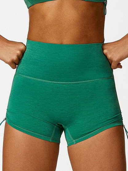 Breathable yoga shorts for running