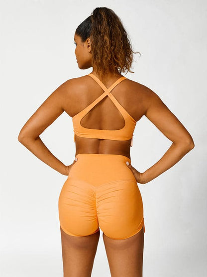 Breathable yoga shorts for running