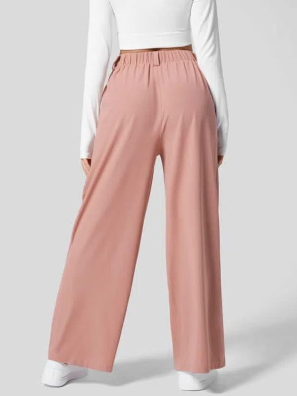 Chic high waist wide leg pants