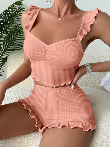 Chic sexy pajama set for spring