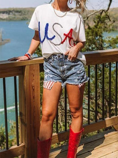 Women's USA Independence Tee