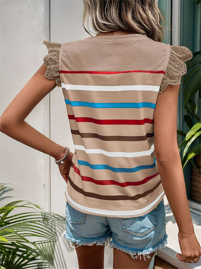 Chic Striped Casual Tops for Women