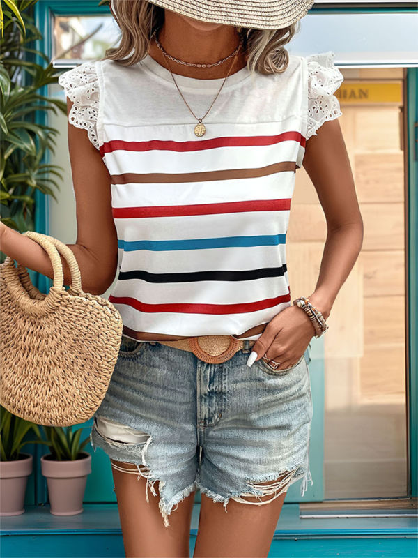 Chic Striped Casual Tops for Women