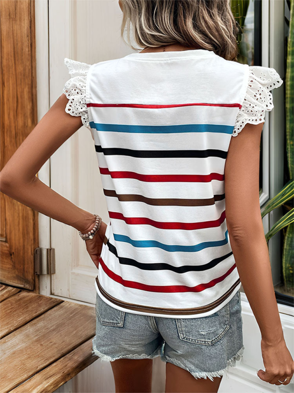 Chic Striped Casual Tops for Women