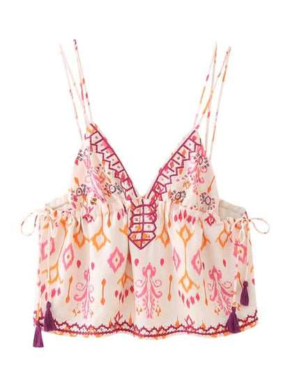 Romantic sequin camisole top - Love Salve 