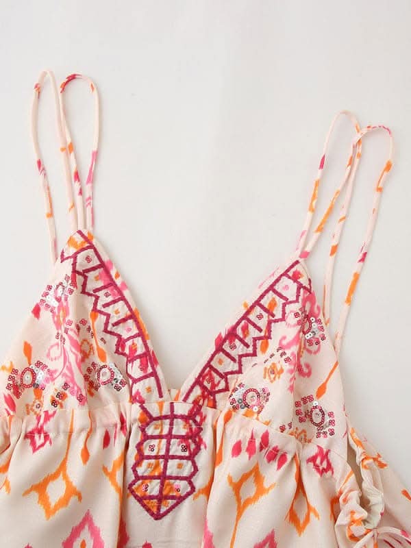 Romantic sequin camisole top - Love Salve 