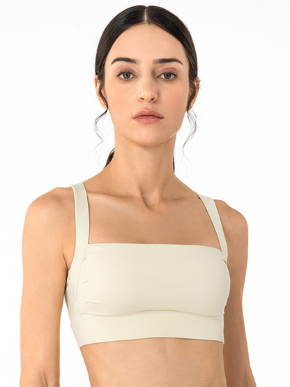 Posture-support sports bra for fitness