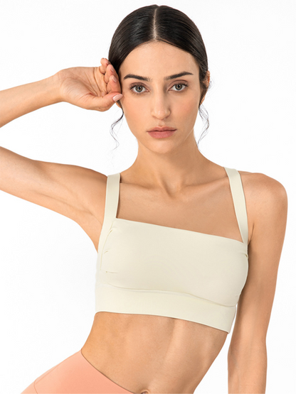 Posture-support sports bra for fitness