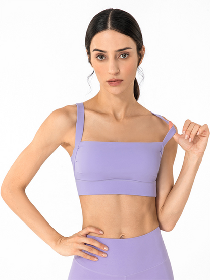 Posture-support sports bra for fitness