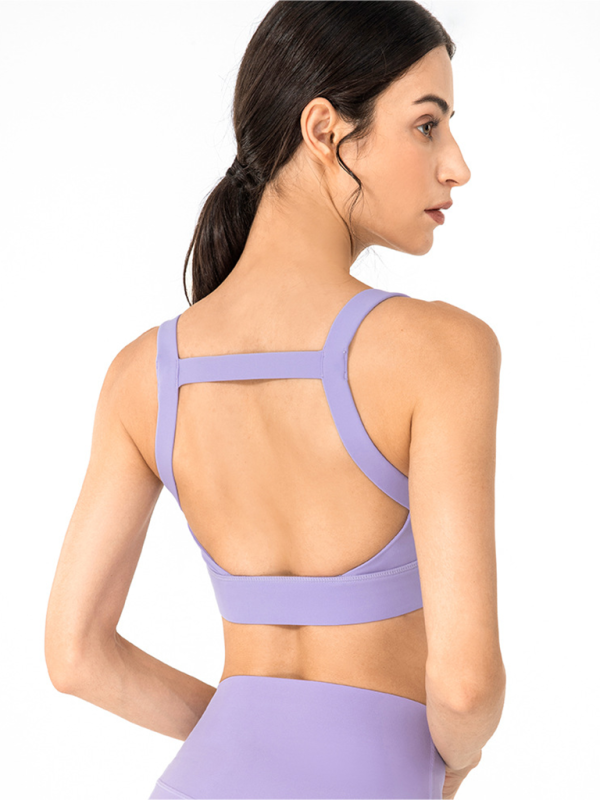 Posture-support sports bra for fitness