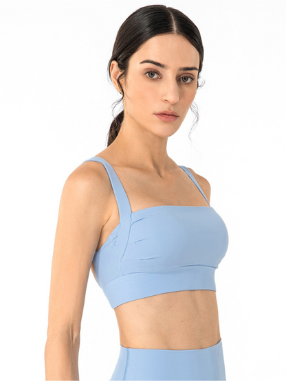 Posture-support sports bra for fitness