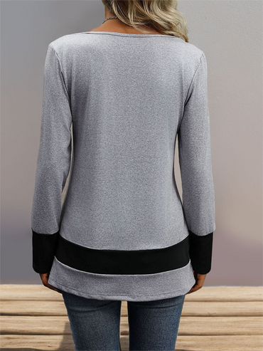 Chic autumn long-sleeve t-shirt