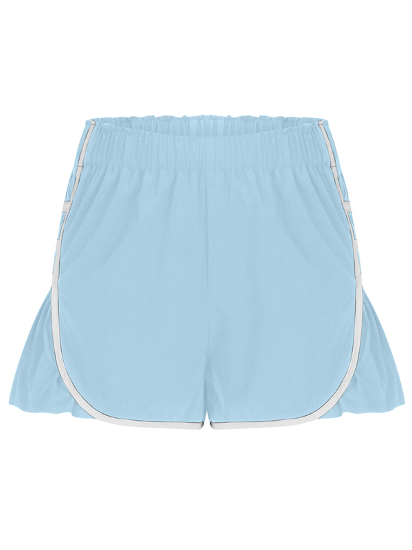 Active women's quick-dry pleated shorts