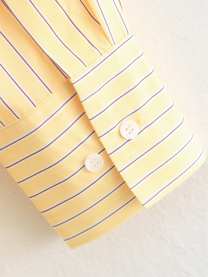 Loose striped shirt for women