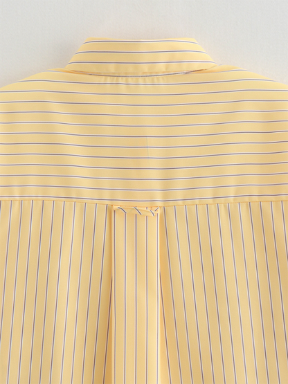 Loose striped shirt for women