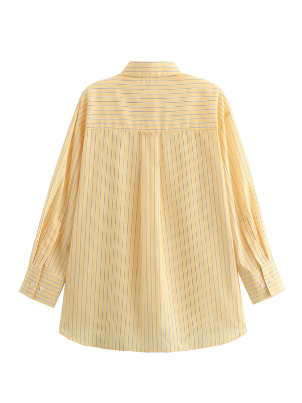 Loose striped shirt for women