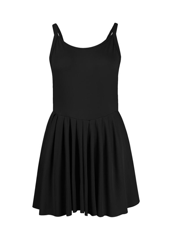 Chic Two-in-One Halter Dress for Effortless Style