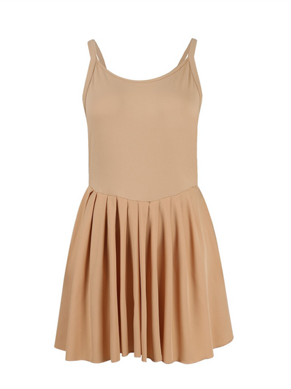 Chic Two-in-One Halter Dress for Effortless Style