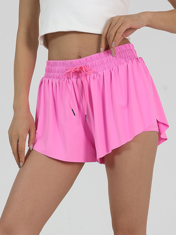 High-elasticity tennis skirt with pockets