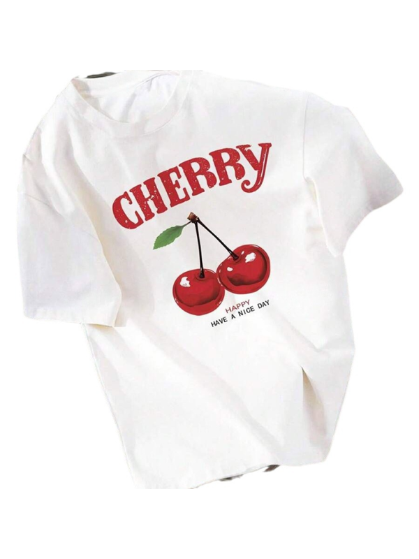 Cherry Delight oversized tee