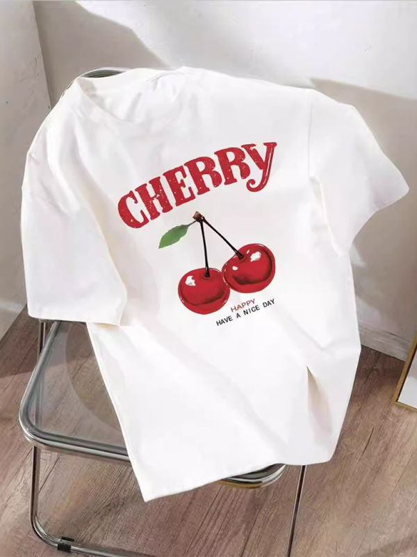 Cherry Delight oversized tee