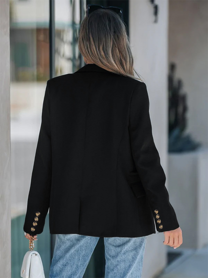 Simple Commuter Suit Jacket for Daily Wear in Autumn