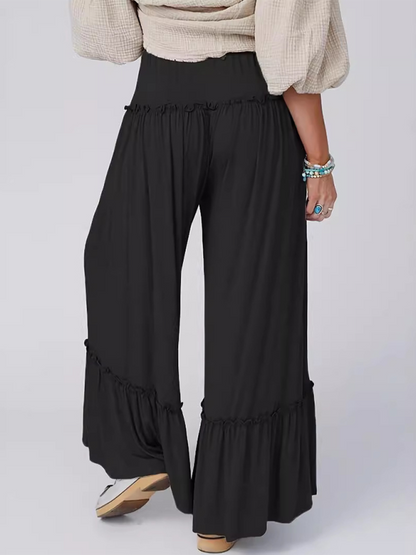 Chic high-waisted wide-leg pants