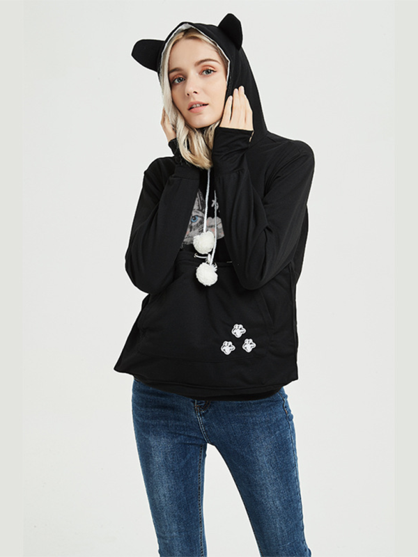 Cozy star hoodie with big pockets