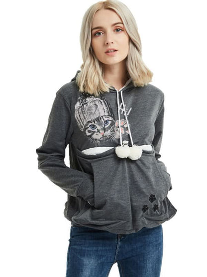 Cozy star hoodie with big pockets