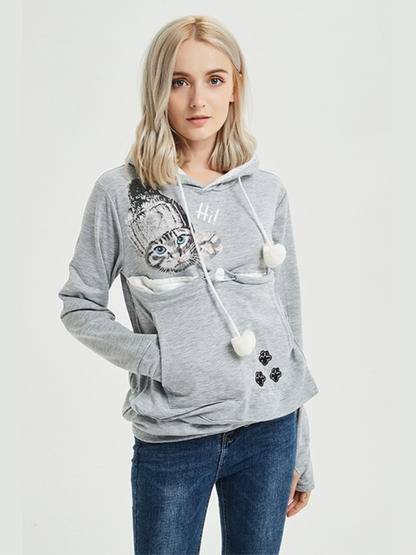 Cozy star hoodie with big pockets