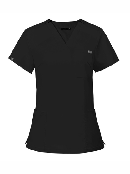 V-neck short-sleeve nurse suit for women