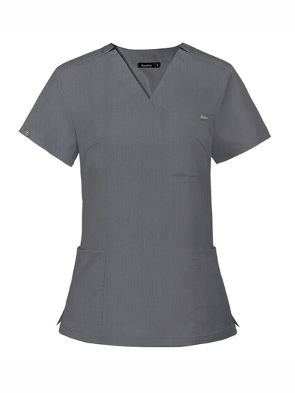 V-neck short-sleeve nurse suit for women