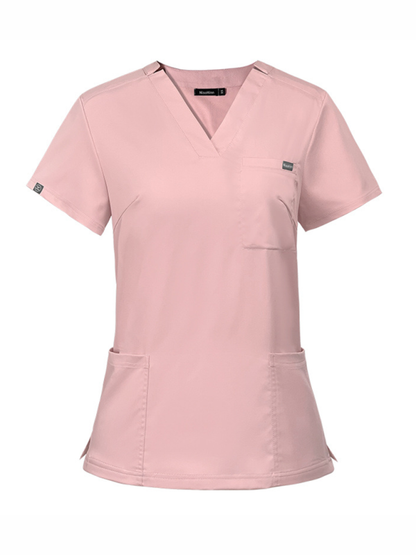 V-neck short-sleeve nurse suit for women