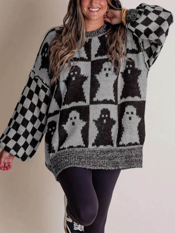 Cozy Halloween crew neck sweater