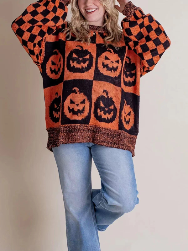 Cozy Halloween crew neck sweater