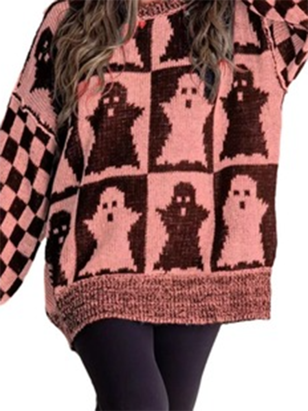 Cozy Halloween crew neck sweater